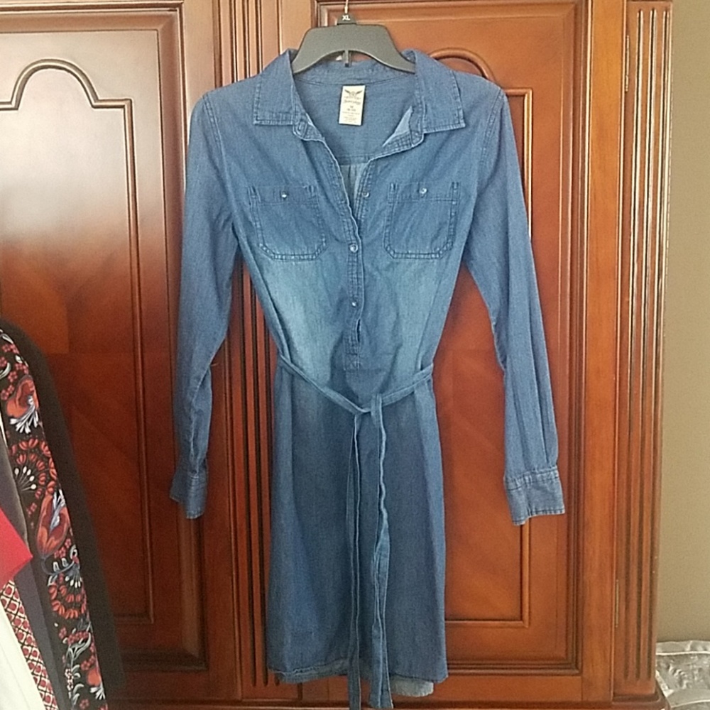 Blue Jean Dress - Faded Glory Medium